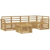 Lauko sofos komplektas 6 pcs Balta 59 x 59 x 37 cm