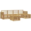 Lauko sofos komplektas 6 pcs Balta 59 x 59 x 37 cm