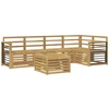 Lauko sofos komplektas 6 pcs Balta 59 x 59 x 37 cm