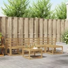 Lauko sofos komplektas 6 pcs Balta 59 x 59 x 37 cm