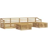 Lauko sofos komplektas 6 pcs Balta 79 x 79 x 37 cm