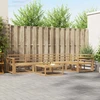 Lauko sofos komplektas 6 pcs Balta 79 x 79 x 37 cm