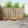 Lauko sofos komplektas 6 pcs Balta 79 x 79 x 37 cm
