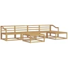 Lauko sofos komplektas 6 pcs Balta 79 x 79 x 37 cm