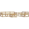 Lauko sofos komplektas 6 pcs Balta