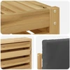 Lauko sofos komplektas 6 pcs Balta ir antracito