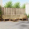 Lauko sofos komplektas 6 pcs Balta ir kreminė 79 x 79 x 37 cm