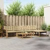 Lauko sofos komplektas 6 pcs Balta ir kreminė 79 x 79 x 37 cm