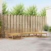 Lauko sofos komplektas 6 pcs Balta Kietos akacijos mediena