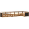 Lauko sofos komplektas 6 pcs Natūrali 406 x 168,5 x 73 cm