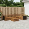 Lauko sofos komplektas 6 pcs Natūrali 79 x 79 x 37 cm