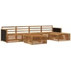 Lauko sofos komplektas 6 pcs Natūrali 79 x 79 x 37 cm