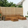 Lauko sofos komplektas 6 pcs Natūrali 79 x 79 x 37 cm