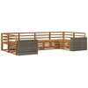 Lauko sofos komplektas 6 pcs Natūrali