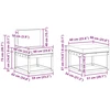 Lauko sofos komplektas 6 pcs Natūralus ir bežinis Poliesteris