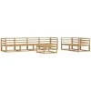 Lauko sofos komplektas 7 pcs Balta