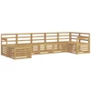 Lauko sofos komplektas 7 pcs Balta