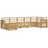Lauko sofos komplektas 7 pcs Balta