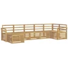 Lauko sofos komplektas 7 pcs Balta