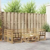 Lauko sofos komplektas 7 pcs Balta 59 x 59 x 37 cm