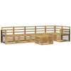 Lauko sofos komplektas 7 pcs Balta 59 x 59 x 37 cm