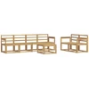 Lauko sofos komplektas 7 pcs Balta 59 x 59 x 37 cm