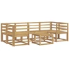 Lauko sofos komplektas 7 pcs Balta 59 x 59 x 37 cm