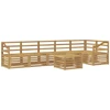 Lauko sofos komplektas 7 pcs Balta 59 x 59 x 37 cm
