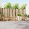 Lauko sofos komplektas 7 pcs Balta 59 x 59 x 37 cm