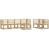 Lauko sofos komplektas 7 pcs Balta 59 x 59 x 37 cm