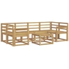 Lauko sofos komplektas 7 pcs Balta 59 x 59 x 37 cm