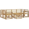 Lauko sofos komplektas 7 pcs Balta 59 x 59 x 37 cm