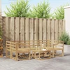 Lauko sofos komplektas 7 pcs Balta 59 x 59 x 37 cm