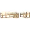 Lauko sofos komplektas 7 pcs Balta 59 x 59 x 37 cm
