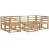 Lauko sofos komplektas 7 pcs Balta 59 x 59 x 37 cm