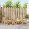 Lauko sofos komplektas 7 pcs Balta 59 x 59 x 37 cm