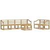 Lauko sofos komplektas 7 pcs Balta 59 x 59 x 37 cm