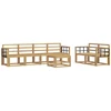 Lauko sofos komplektas 7 pcs Balta 59 x 59 x 37 cm