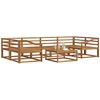 Lauko sofos komplektas 7 pcs Balta