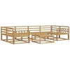 Lauko sofos komplektas 7 pcs Balta