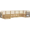 Lauko sofos komplektas 7 pcs Balta