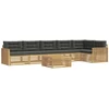 Lauko sofos komplektas 7 pcs Balta ir antracito 79 x 79 x 37 cm