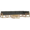 Lauko sofos komplektas 7 pcs Balta ir antracito 79 x 79 x 37 cm