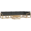 Lauko sofos komplektas 7 pcs Balta ir antracito 79 x 79 x 37 cm