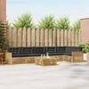 Lauko sofos komplektas 7 pcs Balta ir antracito 79 x 79 x 37 cm