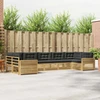 Lauko sofos komplektas 7 pcs Balta ir antracito