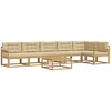 Lauko sofos komplektas 7 pcs Balta ir kreminė 79 x 79 x 37 cm