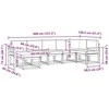 Lauko sofos komplektas 7 vnt. Balta ir kreminė Poliesteris