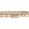 Lauko sofos komplektas 7 pcs Balta ir kreminė 79 x 79 x 37 cm