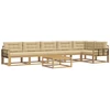 Lauko sofos komplektas 7 pcs Balta ir kreminė 79 x 79 x 37 cm